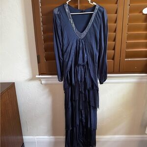 Blue dress from Italy NT by Amati Navy Blue Evening Dress